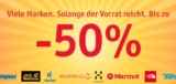 Warme Klamotten! Großer 50% Rabatt-Sale mit vielen reduzierten Jacken, Mützen, Schuhen z.B. der Marke Jack Wolfskin