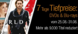 „7 Tage Tiefpreise“ Aktion bei Amazon mit vielen DVD- und Bluray-Angeboten!