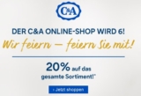 Gutscheinfehler! 20% Rabatt auf das gesamte Sortiment, auch alle Sale-Artikel!