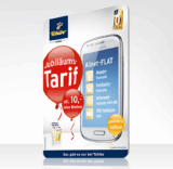 Ohne Vertragsbindung! Tchibo Jubiläums-Tarif mit Allnet-Flat für monatlich nur 10,- Euro (Alternativ mit Samsung Galaxy S3 Mini für einmalig nur 110,- Euro)