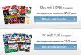 Verschiedene Computerzeitschriften dank ShoppingBONs zu wirklich guten Preisen