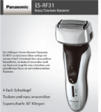PANASONIC ES-RF31 Herren Nass- und Trocken Rasierer für nur 59,95 Euro inkl. Versand