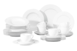 Kahla Aronda Kombi-Service aus Porzellan 30-teilig in Weiß nur 69,90 Euro inkl. Lieferung