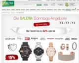 Die Galeria Kaufhof Sonntags-Angebote, wie immer kombinierbar mit dem 10% Newsletter Gutschein