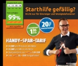 Klarmobil 9 Cent pro Minute und SMS mit 20,- Euro Startguthaben nur 1,95 Euro einmalig