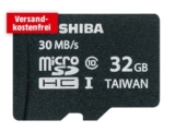 Speicherkarte TOSHIBA SD-C032UHS1 CL.10 32 GB + Adapter für nur 11,- Euro inkl. Versand