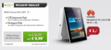 Internet Flat 3000 mit Huawei MediaPad für monatlich 9,99 Euro