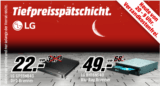 MediaMarkt Tiefpreisspätschicht mit verschiedenen optischen Laufwerken von LG!