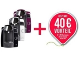 Bosch TASSIMO Joy Kapselmaschine + 2x 20,- Euro Gutschein in schwarz, weiss oder lila für je nur 49,99 Euro