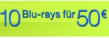 10 Blu-rays für nur 50,- Euro inkl. Versand