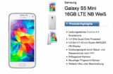 Top! Mobilcom-Debitel SMART Surf o2 mit 50 Min, 50 SMS und 1GB Datenflat + Samsung Galaxy S5 mini für 49,- Euro + 9,99 Euro monatlich!