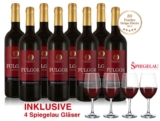 Verlängert bis 5. Juni! Probierpaket aus 8 Flaschen Tempranillo Fulgor inkl. 4 Gläser nur 39,90 Euro inkl. Versand