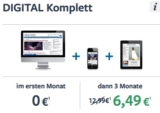 Gratis! Die Welt Digital Komplett einen Monate lang gratis lesen – danach 50% Rabatt für 3 Monate