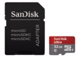 SANDISK microSDHC Ultra 32GB Karte, Class 10 inkl. Adapter für nur 11,99 Euro inkl. Versand