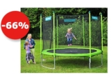 Tipp! Trampolin Family 300 cm mit Sicherheitsnetz von Hudora nur 112,94 Euro inkl. Anlieferung