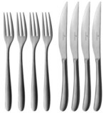 Auerhahn Silk Steakset Edelstahl matt 8-teilig für nur 22,22 Euro