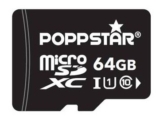 Poppstar micro SDXC 64GB Class10 inkl. SD Adapter nur 14,95 Euro inkl. Versand