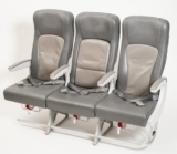 Witzig! Echte Lufthansa 3er Leder-Sitzbank aus Airbus A320 für 599,- Euro inkl. Anlieferung