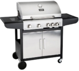 Bruzzzler Edelstahl 4+1 Gasgrill mit Thermometer, 4 Brenner Einheiten + Seitenkocher für nur 139,29 Euro inkl. Versand
