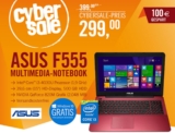 Asus X555 / F555LD-XX626H Notebook rot i3-4030U mit Windows 8.1 für nur 299,- Euro inkl. Versand