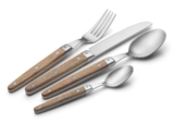 Schickes WMF Besteckset 24tlg Ranch aus Cromargan, Edelstahl und Holzgriff nur 99,95 Euro inkl. Versand