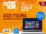 Asus F553MA-XX420H Quadcore Notebook für nur 329,- Euro inkl. Versand