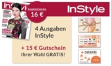 Wieder da! 4 Ausgaben der Instyle für effektiv nur 1,- Euro