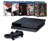 PlayStation 4 500GB + God of War + Assassin’s Creed Syndicate + Steelbook + Metal Gear Solid V : The Phantom Pain + GTA V + The Evil Within nur 370,44 Euro inkl. Versand