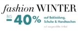 Amazon Fashion Winter Sale mit bis zu 40% Rabatt