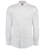 Weißes Business-Hemd von Hugo Boss für 49,90 Euro statt 89,90 Euro +  original BOSS Anzüge nur 279,90 Euro