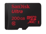 Speicher satt! SanDisk Ultra 200GB microSDXC bis zu 90 MB/Sek Class10 nur 90,99 Euro inkl. Versand