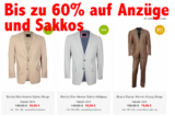 60% auf Sakkos und Anzüge von Marc O’Polo, Esprit, Bruno Bannani, Mexx und weiteren Marken