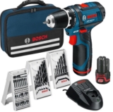 Bosch GSR 10,8-2-LI 10,8 2-LI 2.0 Ah Akkuschrauber im Softbag + Zubehör für nur 99,99 Euro inkl. Versand