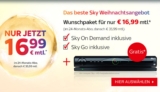 1 Sky Paket nach Wahl + Sky Welt inkl. Sky Leihreiver und Sky Go für nur 16,99 Euro im Monat