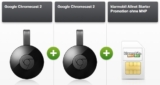 Klarmobil Allnet Starter Tarif für 5,95 Euro monatlich und dazu 2x Chromecast (2015)