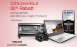 Endet heute! Fette 30% Extrarabatt auf ausgewählte Warehousedeals bei Amazon – auch im Ausland