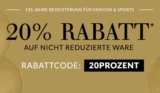 20% Gutschein auf das gesamte reguläre Sortiment bei Engelhorn