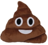 Emoji Emoticon-Kissen in Form eines Kackhaufens für nur 1,55 Euro inkl. Versand