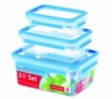 Emsa 3-teiliges Frischhaltedosenset mit Clip & Close für nur 8,- Euro