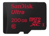 Sandisk Ultra microSD-Karte mit 200GB ab 80,- Euro