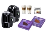 Tassimo T40 Fidelia + 20 EUR Gutscheine + WMF Gläser + T Discs + Milka Pralinen für nur 39,99 Euro inkl. Versand