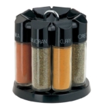 Emsa Gewürzkarussell mit 8 Gewürzen auf Glas/Kunststoff in Schwarz für nur 15,19 Euro inkl. Primeversand