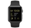 Apple Watch Sport 42mm im Aluminiumgehäuse mit Sportband in Schwarz und Weiss nur 299,90 Euro