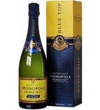 Monopole Heidsieck Blue Top Brut Champagner mit Geschenkverpackung (1x 0,75 Liter) nur 20,99 Euro