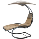 XXXLShop: Ambia Gartenliege aus Stahl in Anthrazit/Sschwarz/Taupe für nur 102,95 Euro inkl. Versand