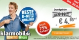 Drei AllNet Spar-Flat Aktionsangebote von Klarmobil im guten Telekom-Netz schon ab 4,85 Euro