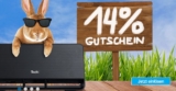 Nur noch heute! 14% auf alle viele Artikle im Teufel Onlineshop