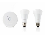 Philips Hue 2 LED-Glühlampen mit E27 Fassung inkl. der alten Hue Bridge nur 49,18 Euro inkl. Versand