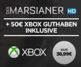 50,- Euro Xbox Live Guthaben inkl. Der Marsianer in HD nur 38,99 Euro