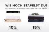 Gestaffelte Rabatte mit bis zu 20% auf Herrenmode im Frontlineshop (abhängig vom Bestellwert)